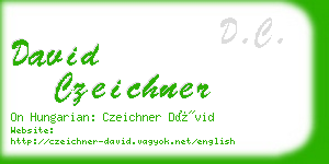 david czeichner business card